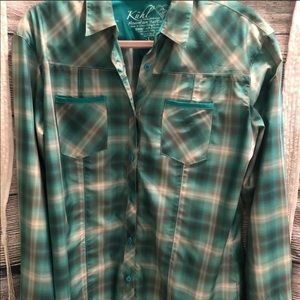 Kuhl button down shirt.